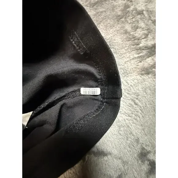 Denim & Flower Polo Shirt Mens Medium Black Pocket Preppy - Picture 4 of 5